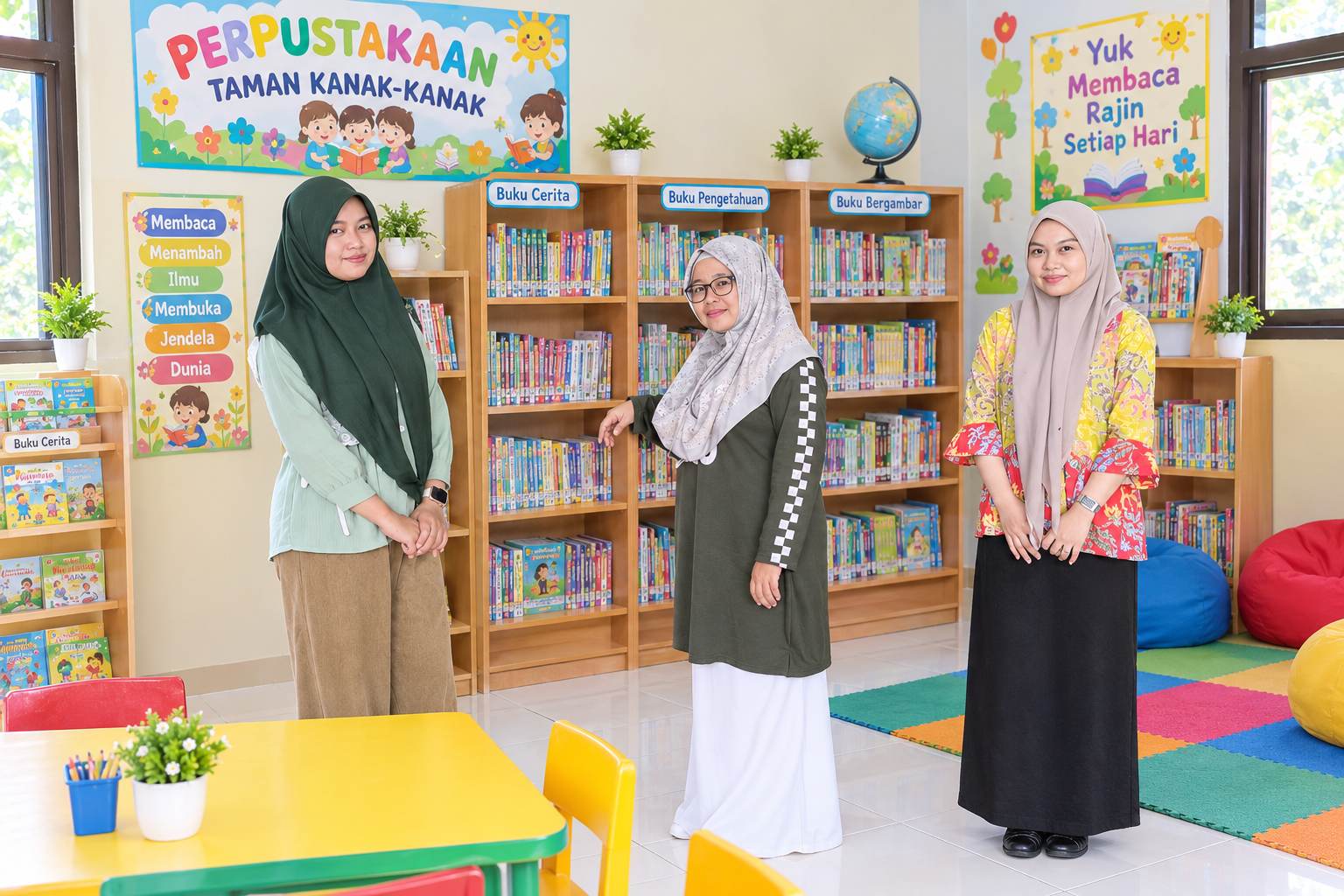 Perpustakaan & Literasi TK Pertiwi